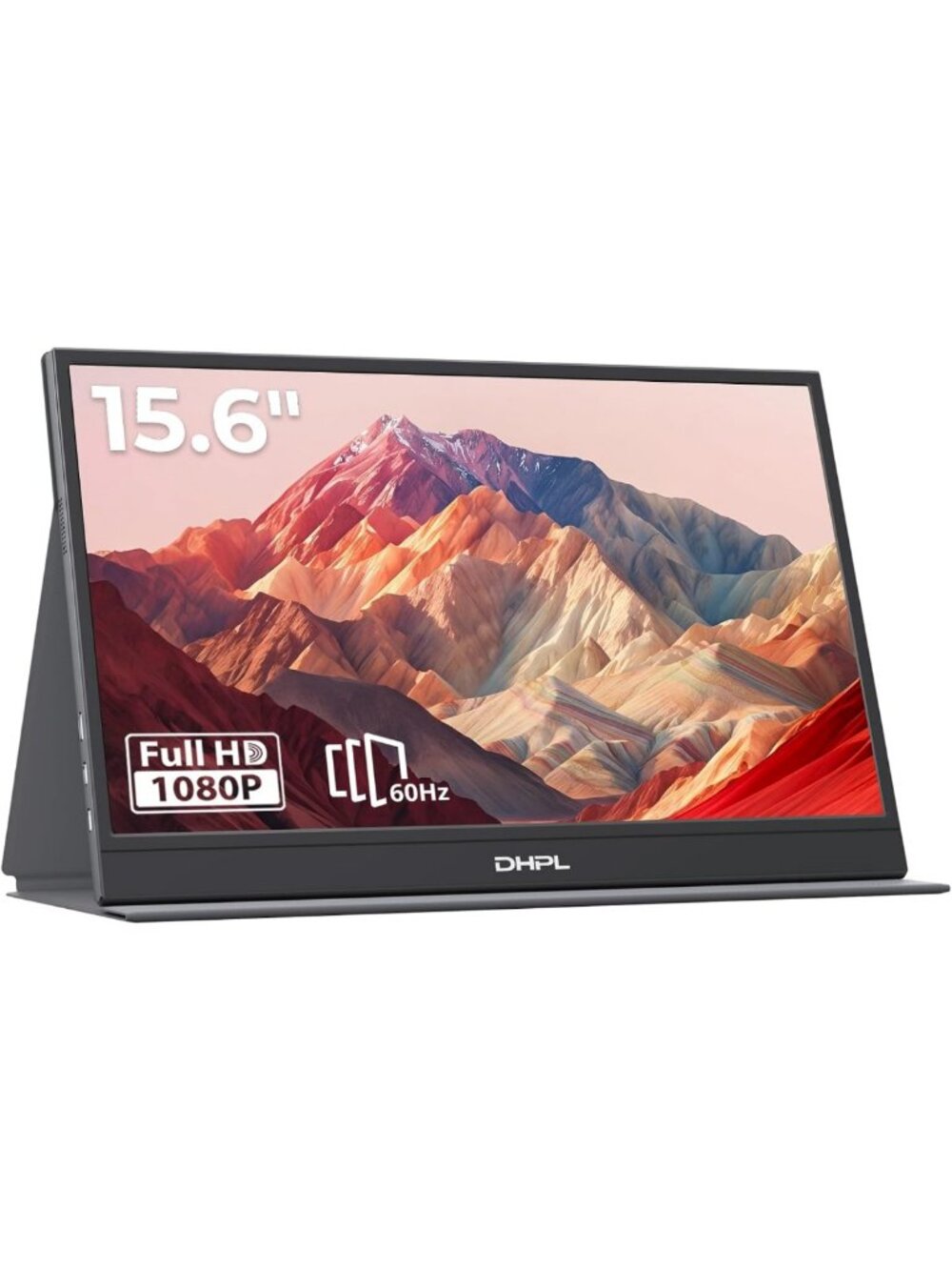 15.6" FHD Portable Monitor - 1080P IPS Screen for Laptop, Travel-Friendly
